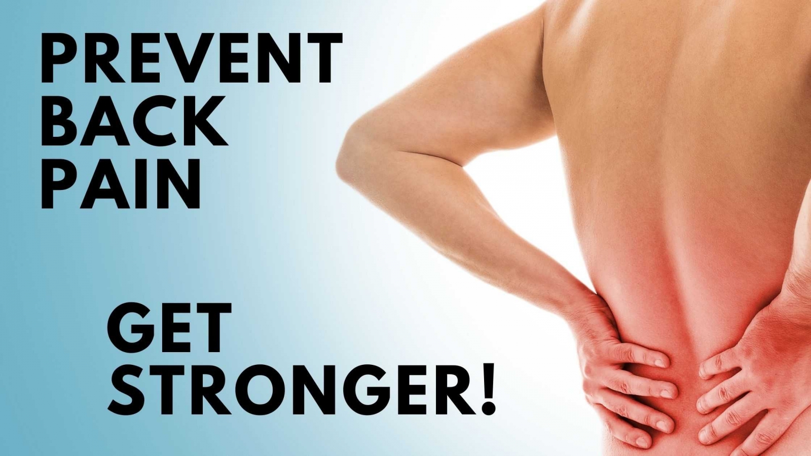 Healing your back