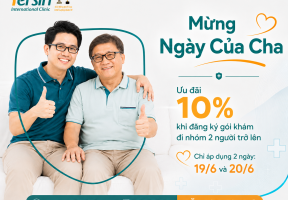 MÓN QUÀ SỨC KHỎE Ý NGHĨA "MỪNG NGÀY CỦA CHA" TẠI YERSIN INTERNATIONAL CLINIC