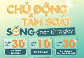 ƯU ĐÃI ĐẾN 30%: CHĂM SÓC SỨC KHỎE – ĐÓN ĐẠI LỄ TẠI PKĐKQT YERSIN