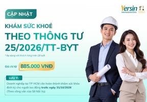 Khám sức khỏe định kỳ 2026 theo Thông tư 25: Quy định mới và thời hạn doanh nghiệp cần lưu ý