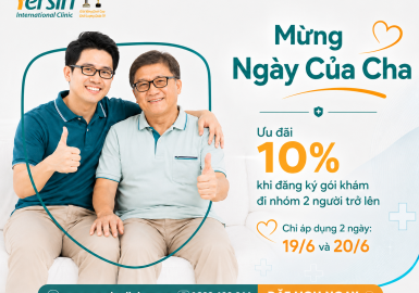 MÓN QUÀ SỨC KHỎE Ý NGHĨA "MỪNG NGÀY CỦA CHA" TẠI YERSIN INTERNATIONAL CLINIC