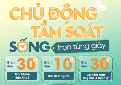 ƯU ĐÃI ĐẾN 30%: CHĂM SÓC SỨC KHỎE – ĐÓN ĐẠI LỄ TẠI PKĐKQT YERSIN