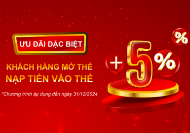 Ưu Đãi Đặc Biệt Tặng 5% Giá Trị Thẻ Thành Viên Yersin