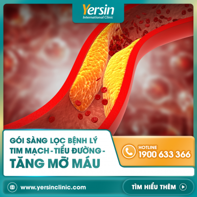 GÓI SÀNG LỌC BỆNH LÝ TIM MẠCH - TIỂU ĐƯỜNG - TĂNG MỠ MÁU