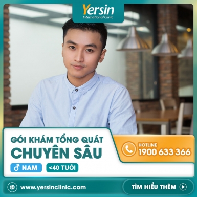 GÓI KHÁM TỔNG QUÁT CHUYÊN SÂU - NAM DƯỚI 40 TUỔI