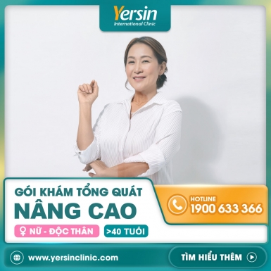 GÓI KHÁM TỔNG QUÁT NÂNG CAO - NỮ ĐỘC THÂN TRÊN 40 
