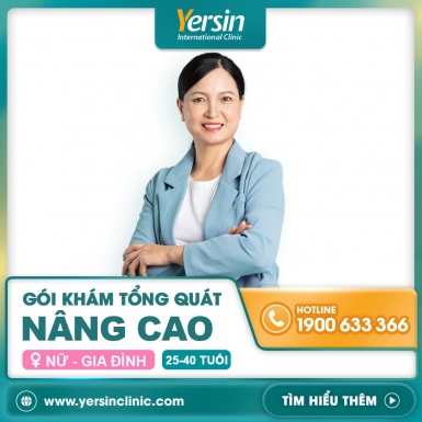 GÓI KHÁM TỔNG QUÁT NÂNG CAO - NỮ GIA ĐÌNH TỪ 25 ĐẾN 40 TUỔI