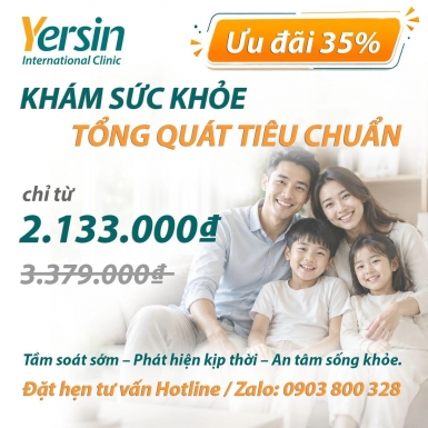 GÓI KHÁM TỔNG QUÁT TIÊU CHUẨN - BACSI360