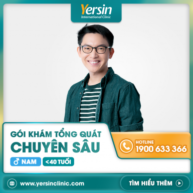 GÓI KHÁM TỔNG QUÁT CHUYÊN SÂU - NAM DƯỚI 40 TUỔI