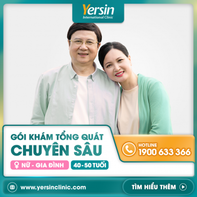 GÓI KHÁM TỔNG QUÁT CHUYÊN SÂU NỮ CÓ GIA ĐÌNH 40-50 TUỔI
