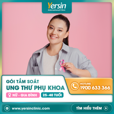 GÓI TẦM SOÁT UNG THƯ PHỤ KHOA - Nữ có gia đình 25 - 40