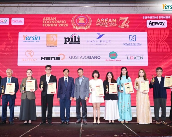 Phòng khám Đa khoa Quốc tế Yersin ghi dấu ấn với 3 danh hiệu tại ASEAN Award 2026
