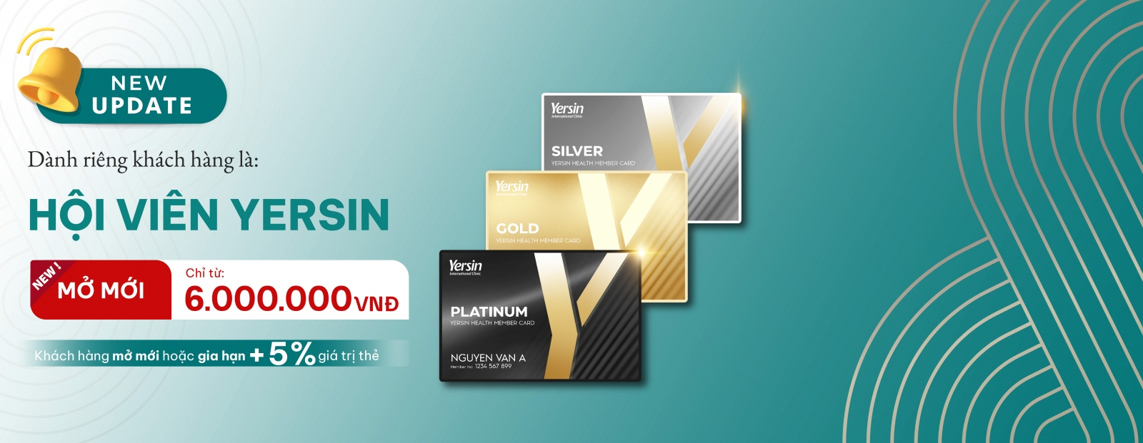 Ưu đãi Thẻ Hội Viên Yersin - Chỉ tháng 8 này!