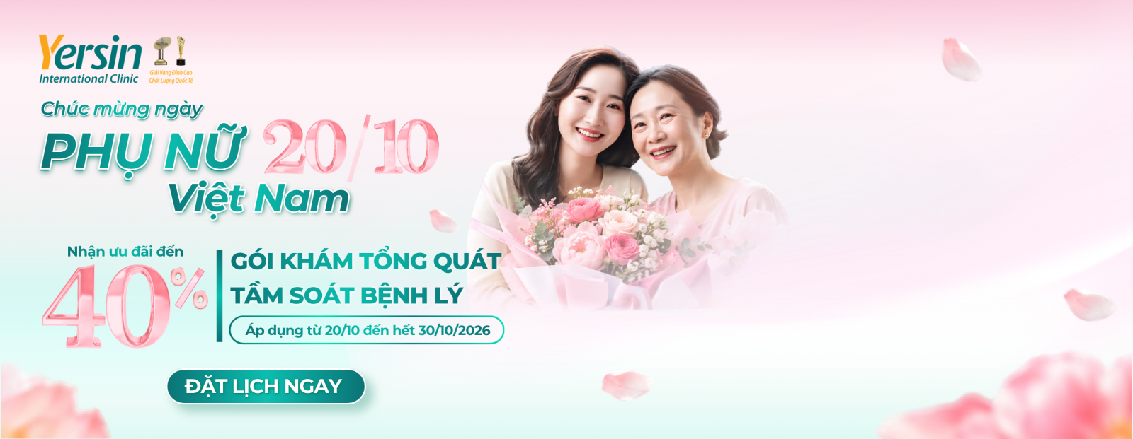 ƯU ĐÃI TẦM SOÁT SỨC KHỎE NGÀY 20.10