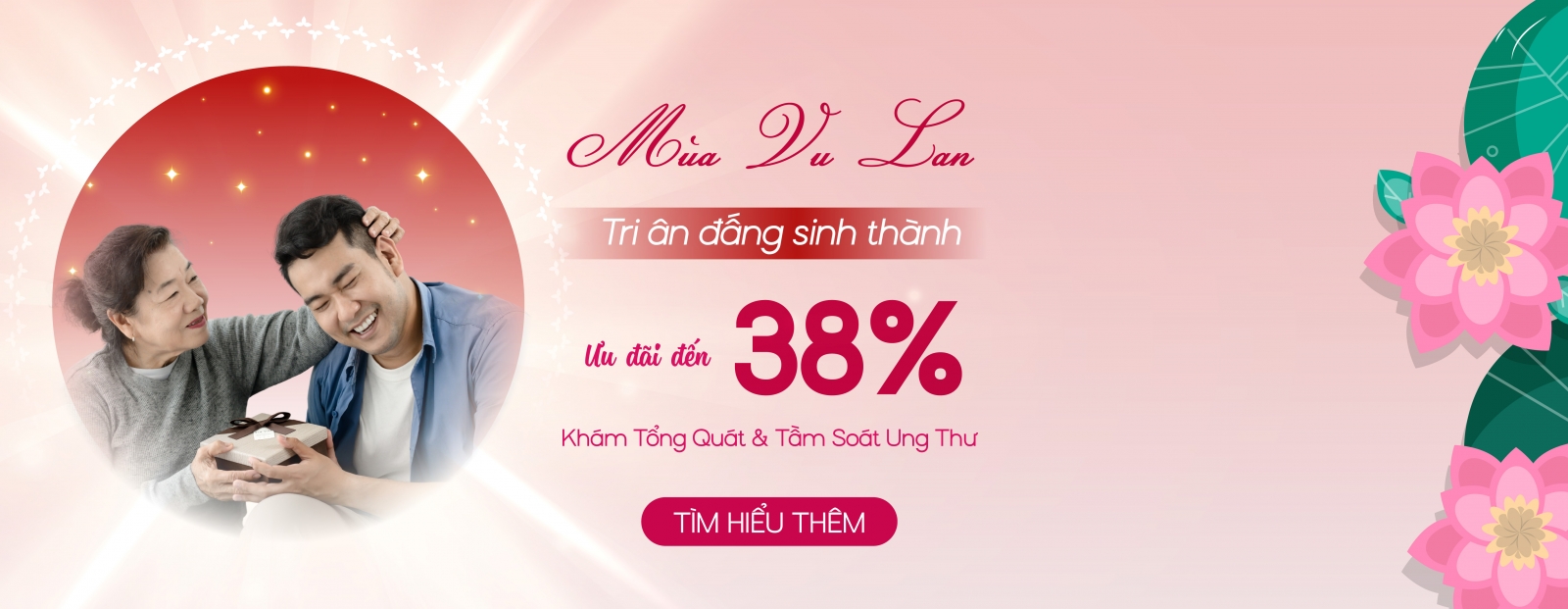 Mùa Vu Lan tri ân đấng sinh thành ưu đãi khám sức khỏe lên đến 38%
