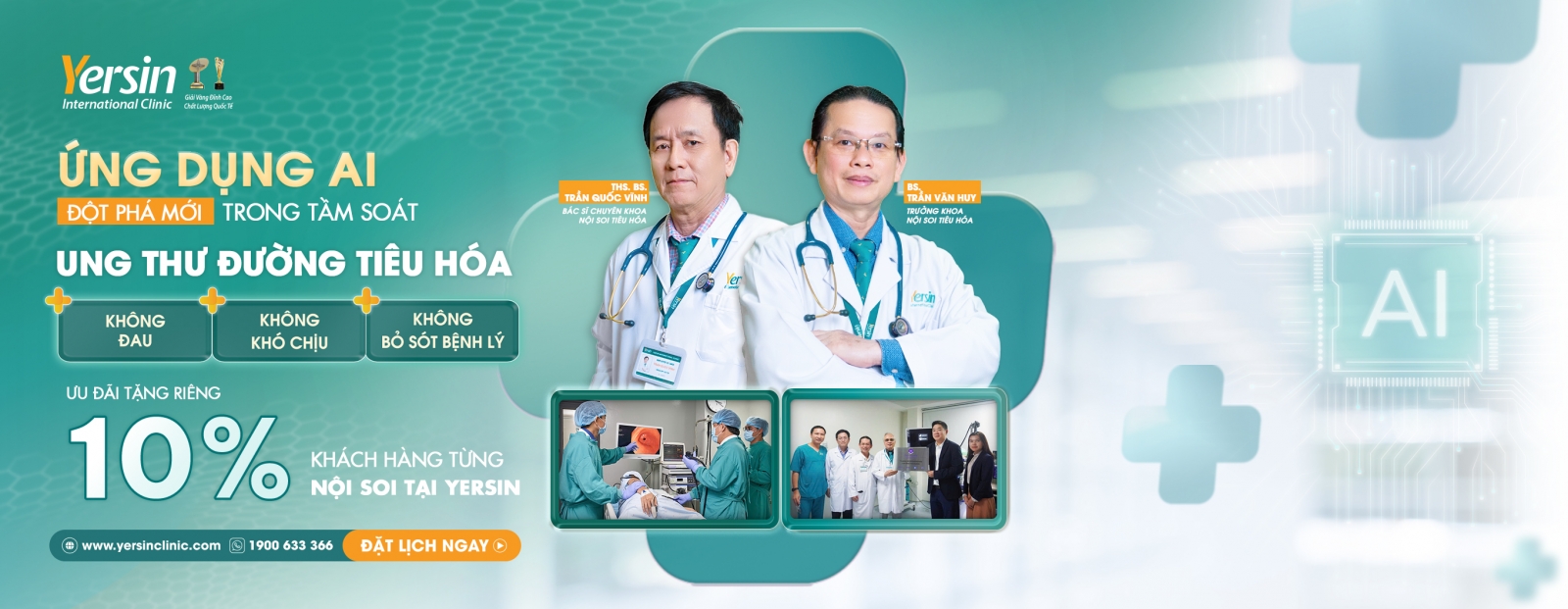 Nội Soi - Tích hợp AI tại Phòng Khám ĐKQT Yersin